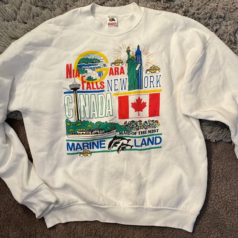 Vintage graphic destinations sweatshirt